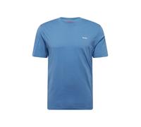 HUGO T-Shirt 'Dero222' bleu denim / blanc, Taille S