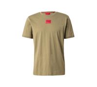 HUGO T-Shirt 'Diragolino212' olive / rouge / noir, Taille XL