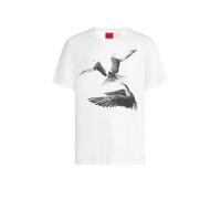 Hugo Dirunn 10258299 Short Sleeve T-shirt Blanc M Homme