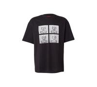 HUGO T-shirt en jersey de coton à motif inspiré des motards - Style Draxon, 50558405 Noir M