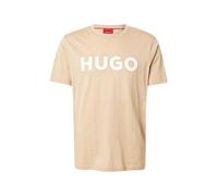Hugo Dulivio 10229761 01 Short Sleeve T-shirt Beige M Homme
