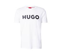 T-shirt HUGO Dulivio manche courte blanc pur noir - L