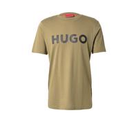HUGO T-Shirt 'Dulivio' olive / noir, Taille M