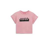 HUGO T-shirt en coton à logo revisité pour enfant - Style G00488/48H04A, G00488 Rose 150