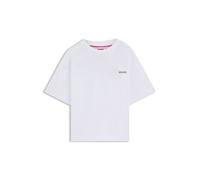 HUGO T-shirt en coton avec motif boxe au dos pour enfant - Style G00444/10P04A, G00444 Blanc 138