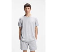 HUGO T-shirt en coton stretch à logo imprimé - Style Laze T-Shirt, 50525236 Gris chiné XL