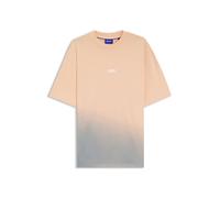 HUGO T-shirt en jersey de coton à logo teint par immersion - Style Nalono_F, 50560732 Orange clair XS