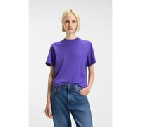 HUGO T-shirt en jersey de coton avec badge logoté - Style Vintage Tee_B_1, 50518139 Lilas L