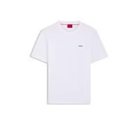 HUGO T-shirt en jersey de coton avec logo imprimé - Style Dero222, 50466158 Blanc XL