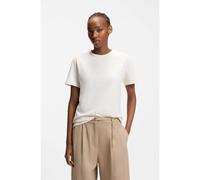 HUGO T-shirt en jersey de coton avec logo manuscrit brodé - Style Damacia_7, 50561233 Naturel M