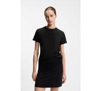 HUGO T-shirt en jersey de coton avec logo manuscrit brodé - Style Damacia_7, 50561233 Noir S