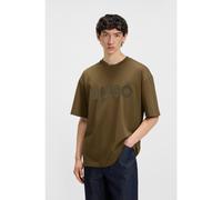 HUGO T-shirt en jersey de coton avec logo réfléchissant - Style Dinkee, 50525765 Vert XXL