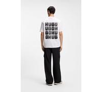 HUGO T-shirt en jersey de coton avec logo - Style Diqitee_IN, 50568708 Blanc L