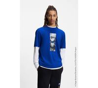 HUGO T-shirt HUGO x Jujutsu Kaisen avec imprimé - Style Nuley_JJK, 50554841 Bleu S