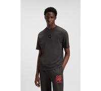 HUGO T-shirt HUGO x RB avec patch logoté à motif taureau - Style Dogos_RB, 50549304 Gris sombre XS
