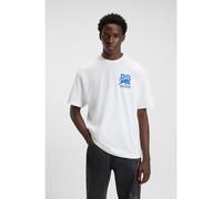 HUGO T-shirt HUGO x RB en coton avec logo à motif taureau - Style Dartox_RB, 50549307 Blanc XS