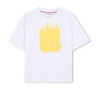 Hugo - T-shirt Manches Courtes - Blanc - Garçon - 4 Ans
