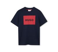 Hugo T-Shirt Manches Courtes Garcon Bleu 10 Ans