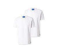 HUGO T-Shirt 'Naolo' bleu / blanc, Taille XXL