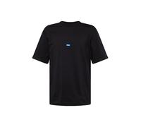 HUGO T-Shirt 'Nieros' bleu clair / noir / blanc, Taille XXL
