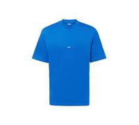 HUGO T-Shirt 'Nieros' bleu roi / blanc cassé, Taille XS