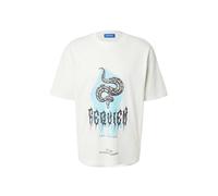 HUGO T-shirt en jersey de coton à logo artistique - Style Noctornix, 50554368 Naturel XXL