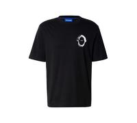 HUGO T-shirt en jersey de coton à motif marin - Style Nofishix, 50554370 Noir M