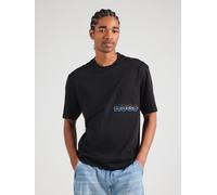 HUGO T-Shirt 'Nogoste' bleu clair / noir / blanc, Taille S