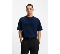 HUGO T-shirt oversize en coton à logo réfléchissant - Style Dinkee, 50525765 Bleu foncé L