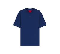 HUGO T-shirt Relaxed avec logo central - Style Dapolino, 50488330 Bleu XXL