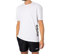 HUGO T- Shirt RN Relaxed Beach, Open White110, L Men