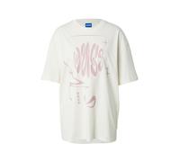 HUGO T-shirt rose ancienne / blanc, Taille M