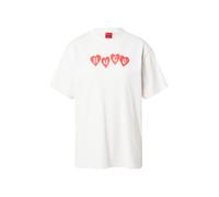HUGO T-shirt rouge / blanc, Taille XS