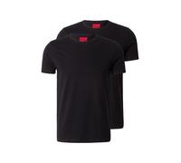 HUGO Men Round, T-Shirt Homme, Noir (Black 001), Medium