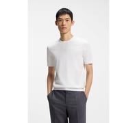 HUGO T-shirt Slim en maille - Style San Carl-CV, 50536693 Blanc M
