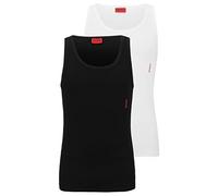 Hugo 50469778 Sleeveless Base Layer 2 Units Blanc S Homme