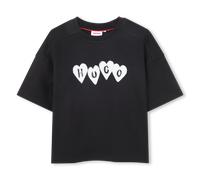 Hugo - Tee-shirt Manches Courtes - Black - Fille - 5 Ans