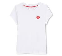 Hugo T-shirt enfant G01047/10P04A coton logo brodé en forme de cœur Blanc 126