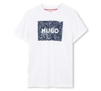 Hugo - Tee-shirt Manches Courtes - Blanc - Garçon - 14 Ans