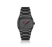 HUGO Telly Montre en acier plaqué noir avec boîtier de forme rétro - Style #TELLY, 58733342 Noir pcs.
