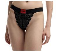 HUGO Thong Lace String, Black2, L Femme