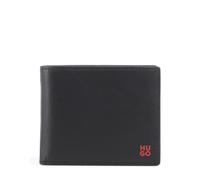 HUGO Hommes Tibby N Portefeuille en Cuir à Logo Rouge revisité