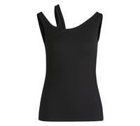Hugo - Top avec découpe asymétrique et effet brillant - Femme - Tops - Noir - Taille: 38 FR
