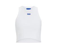 Hugo Baby Blue Sleeveless Top Blanc M Femme