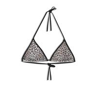 HUGO Top de bikini triangle à logos empilés - Style MONOGRAM TRIANGLE, 50555664 Fantaisie XL