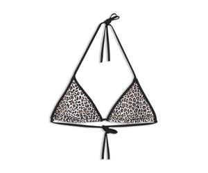 HUGO Top de bikini triangle à logos empilés - Style MONOGRAM TRIANGLE, 50555664 Fantaisie XL