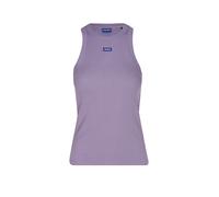 HUGO Débardeur en coton stretch avec étiquette logo bleue - Style Easy Tank_B, 50508857 Lilas L