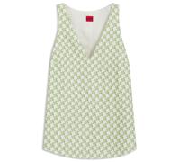 HUGO Top sans manches à imprimé géométrique avec sequins - Style Camaje-1, 50562157 Chaux 40