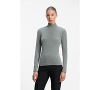 HUGO Top Slim à rayures en fil métallisé - Style Drisila_1, 50569464 Gris S