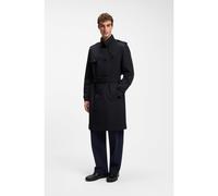 HUGO Trench déperlant en twill de coton mélangé - Style Maluks2631, 50561651 Bleu foncé XXL